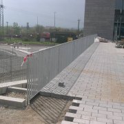 Brüstungsgeländer Stahl Metall verzinkt